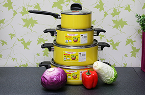 Bộ nồi canh chống dính sắc màu Fruits S08A-T4 -Supor