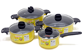 Bộ nồi canh chống dính sắc màu Fruits S08A-T4 -Supor